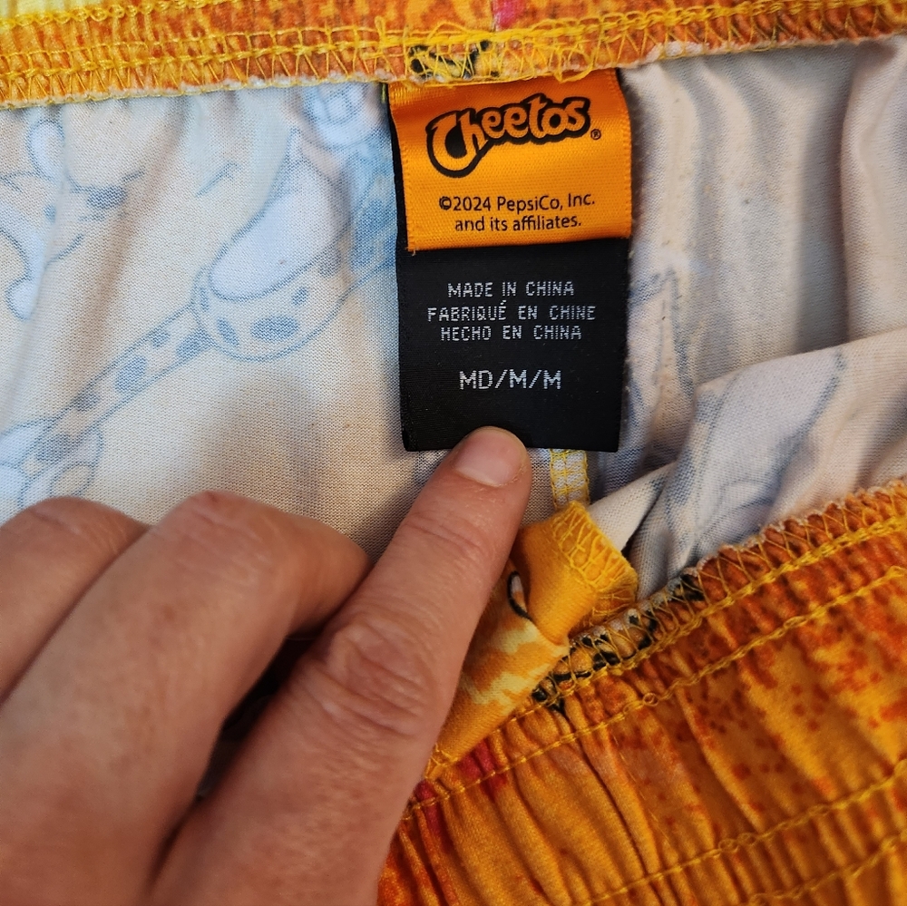 Hot Cheetos Medium Pajama Pants Chester Cheeto - Picture 6 of 8